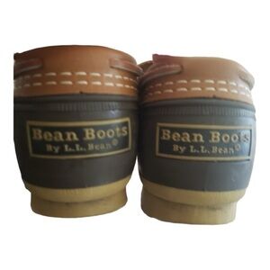 LL Bean duck boots rubber mock shoes - size 7